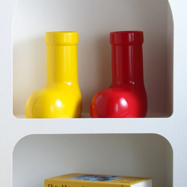 Ankle Boots Vase