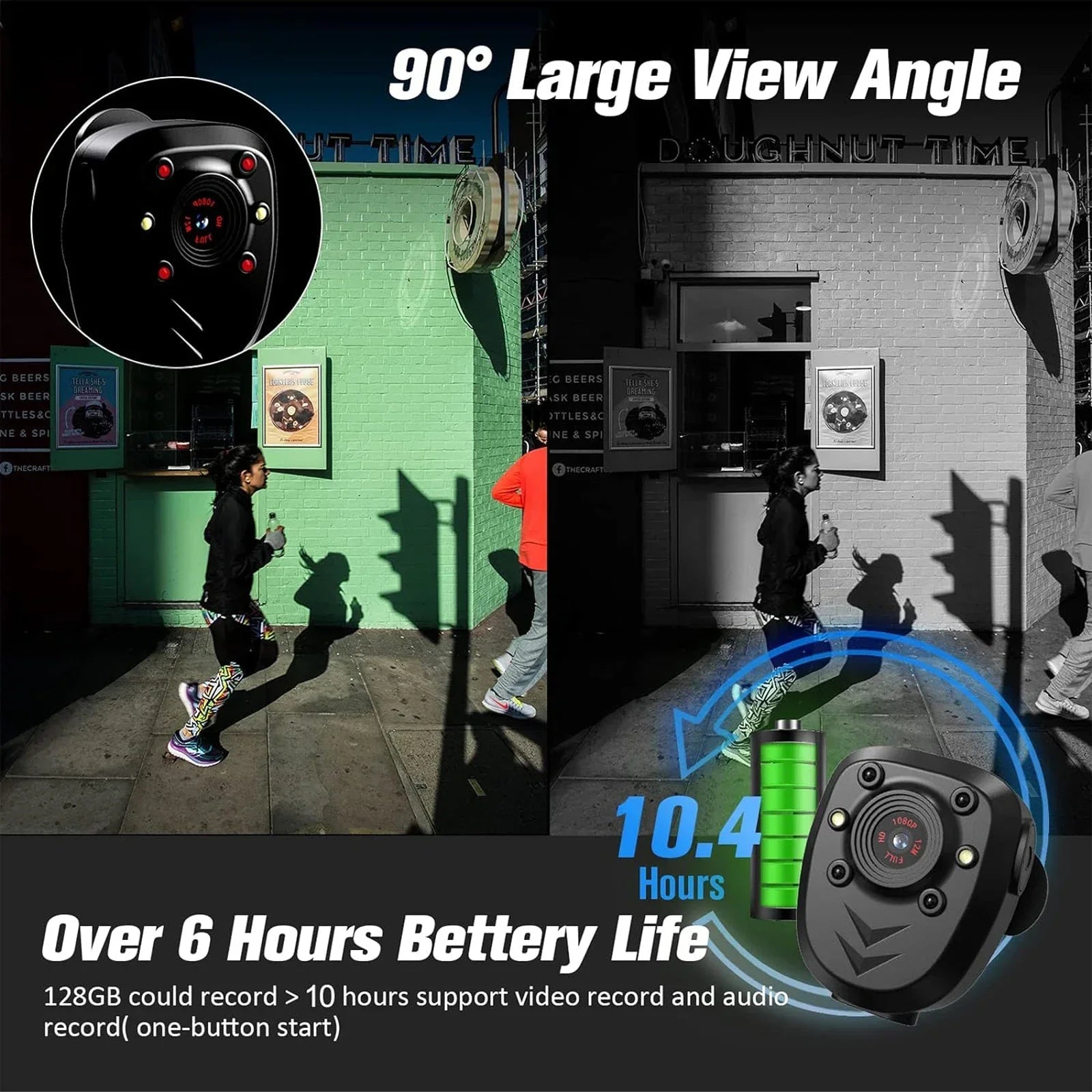 Compact View HD Night Vision Mini Secuirty Camera