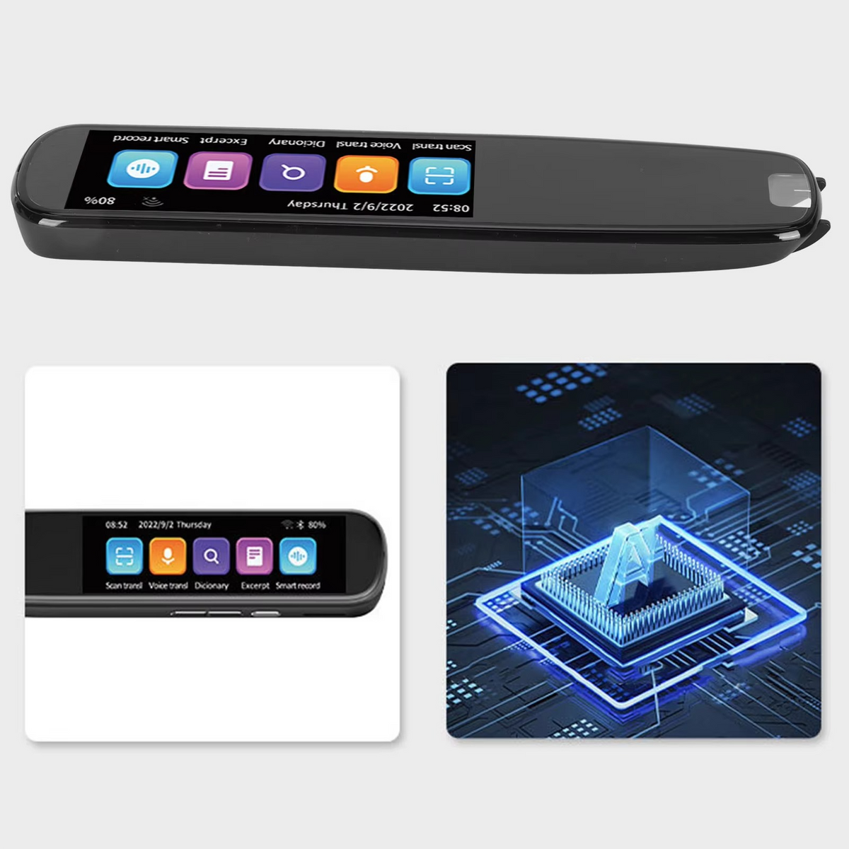 Smart WiFi Scanning Translation Pen with 2MP Camera and 131-Language Support