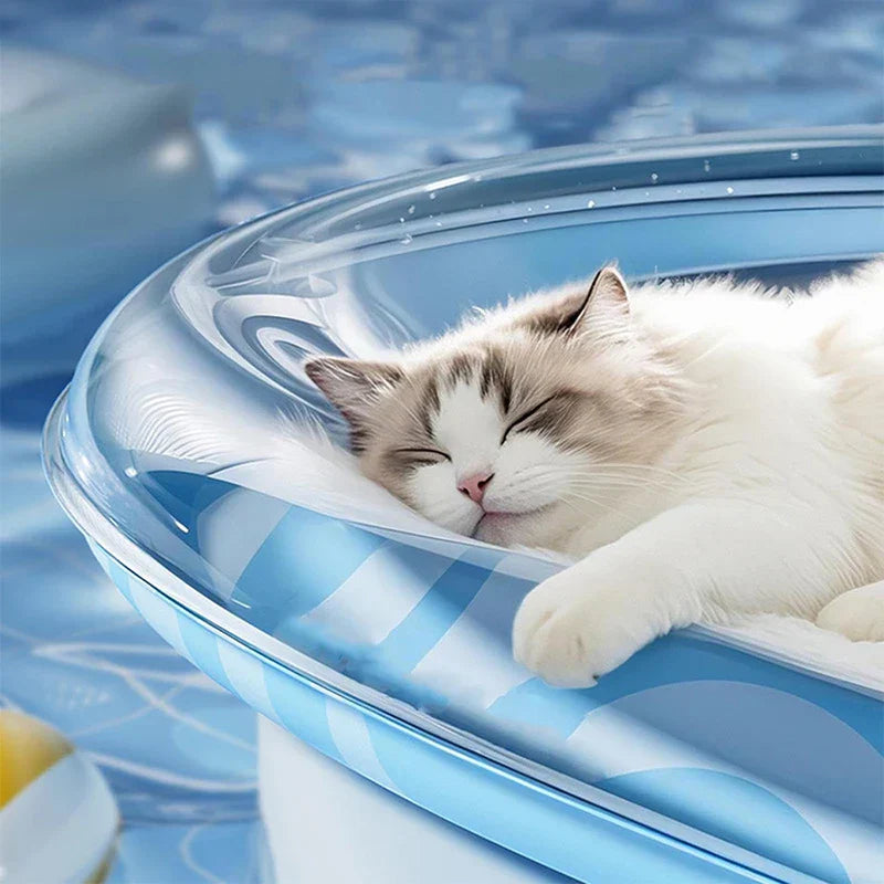 Kühlmatte FrostoPaws AquaPad | Inflatable Water Mat for Dogs & Cats | Scratch Resistant & with Air Pump | Available in 3 Sizes