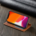 iPhone Case: Magnetic Leather Bag for Stylish Protection