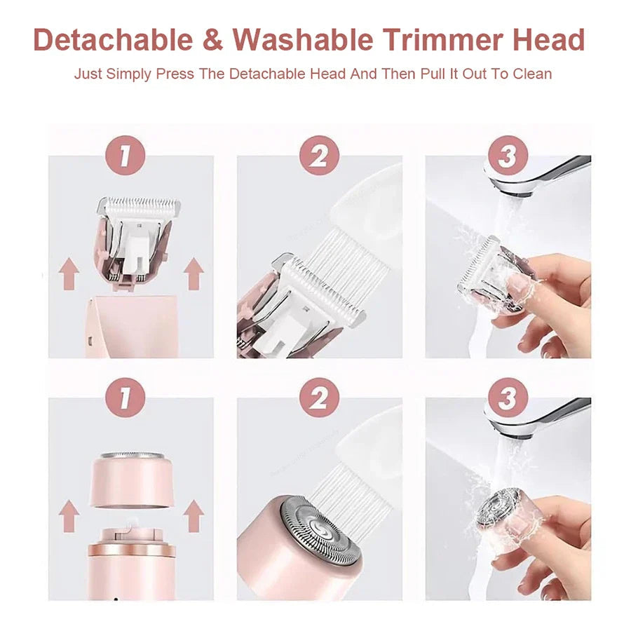 Dual Head Rechargeable Electric Hair Trimmer