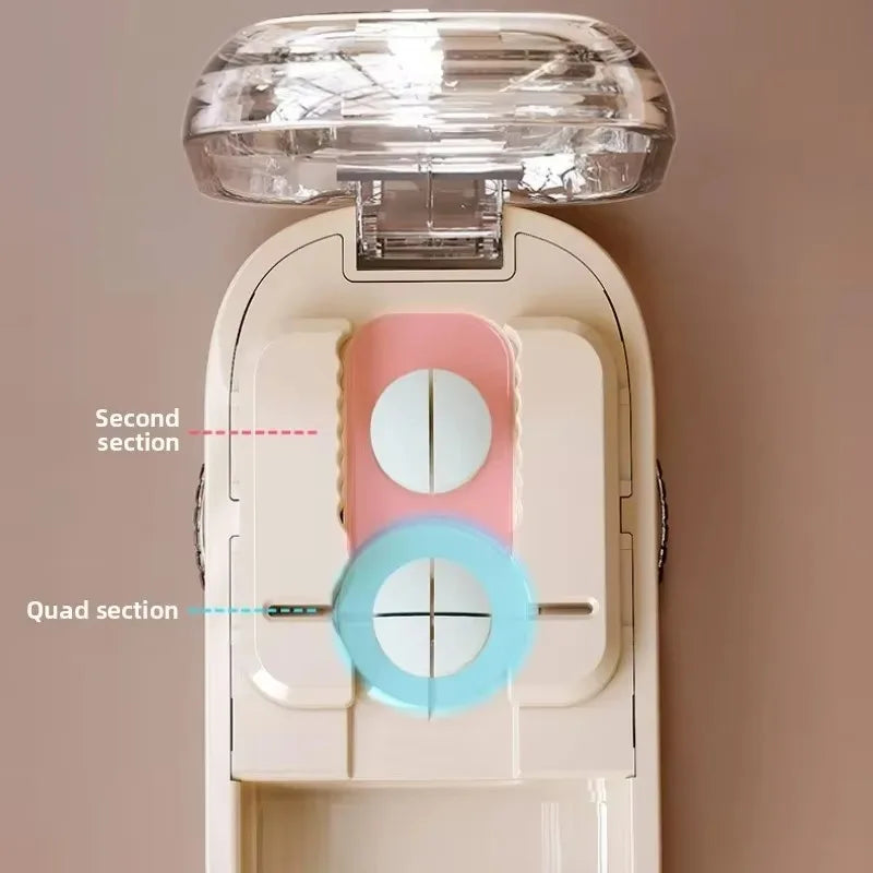 Pocket Size Dustproof Pill Cutter Organizer