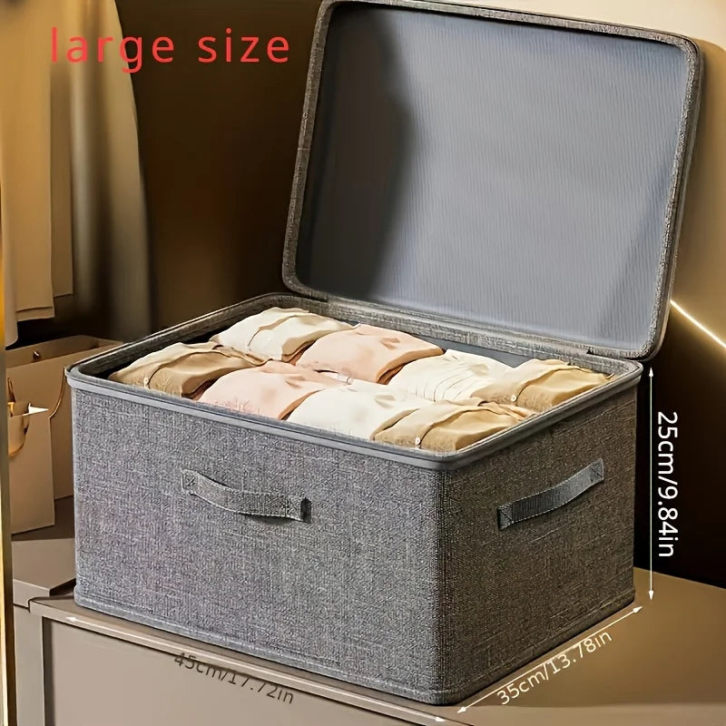 Foldora Storage Box | Foldable & Space-Saving | With Zipper Lid