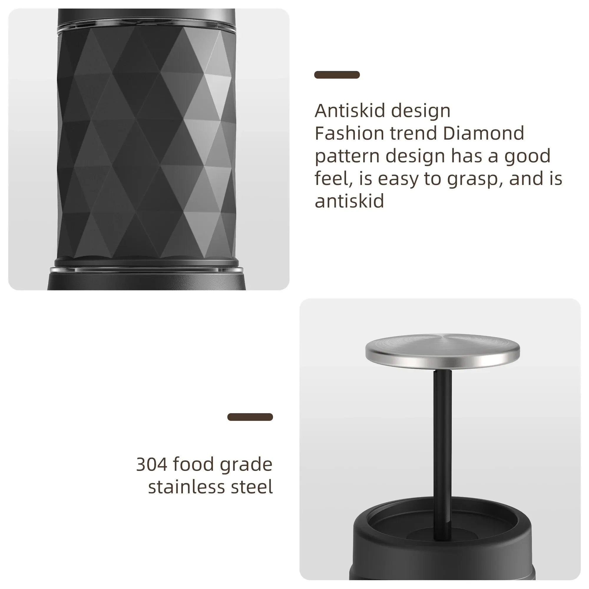 Portable Coffee Machine Espresso Machine Hand Press Capsule Ground Coffee Brewer Portable for Travel and Picnic, BioloMix