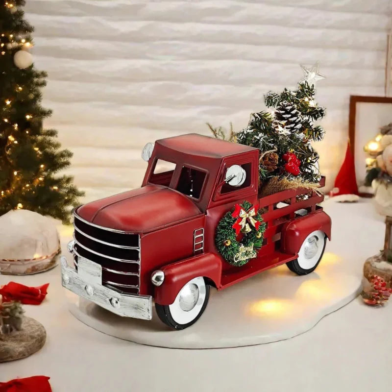 Christmas Truck with Twinkling Lights