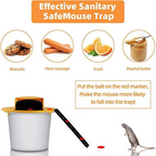 Automatic Reset Mouse Trap for Home and Garden Pest Control