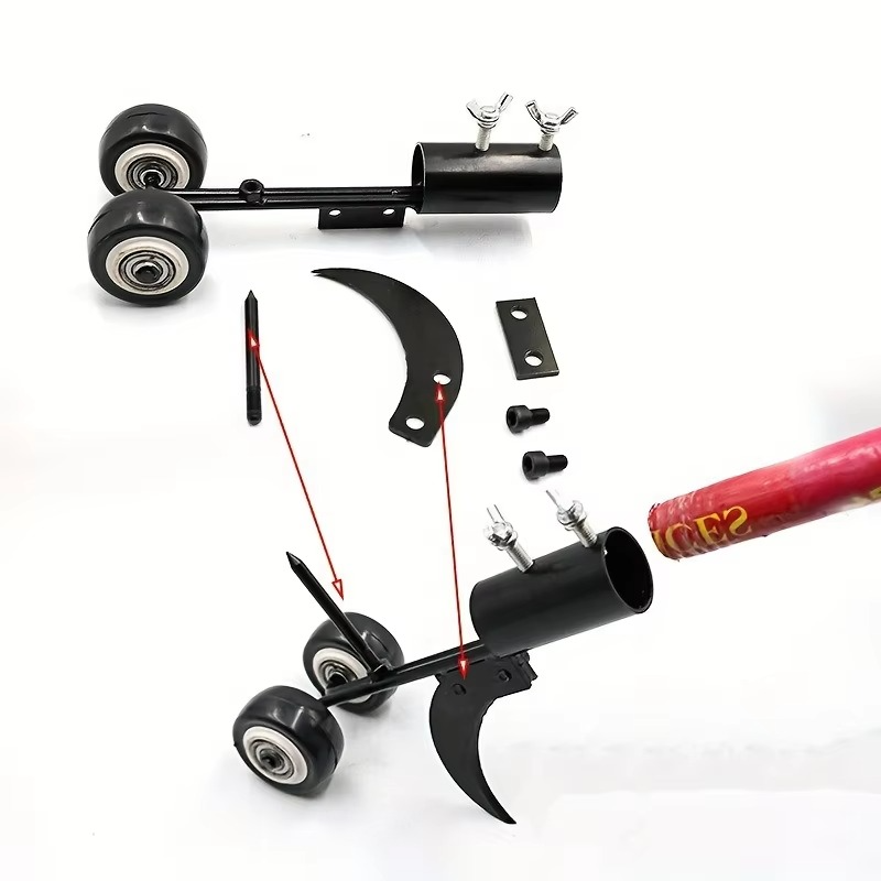 Heavy-Duty Metal Weed Remover Roller, No-Bend Crevice and Stair Weed Puller