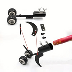 Heavy-Duty Metal Weed Remover Roller, No-Bend Crevice and Stair Weed Puller