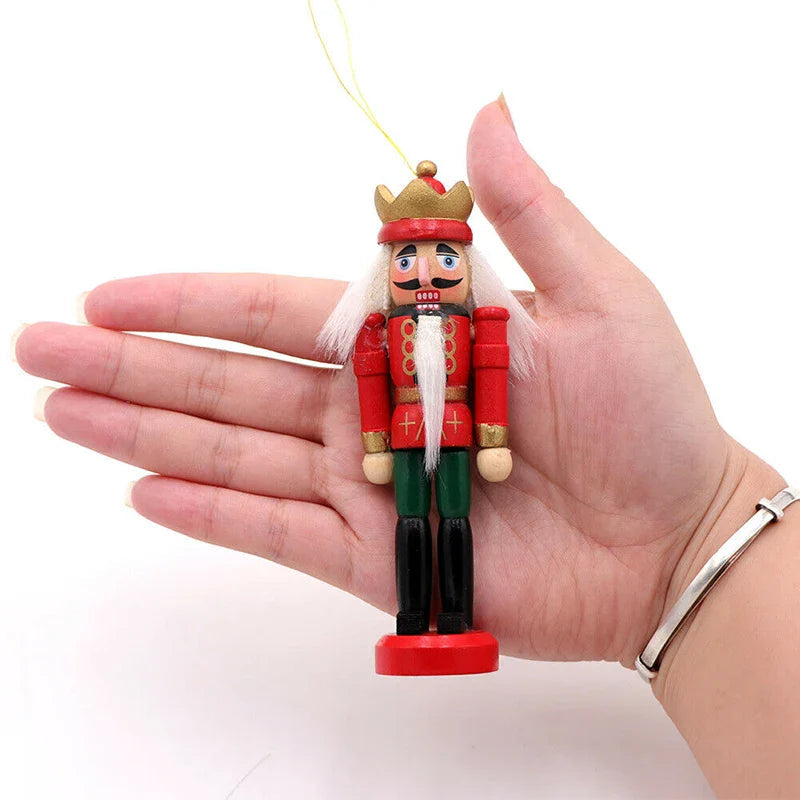 HoutPracht | Set of 6 Mini Nutcracker Ornaments