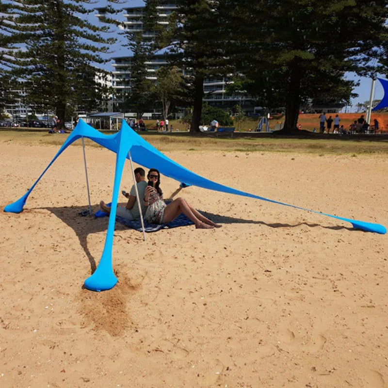 Solaviva Beach Tent with UV Protection UPF50+ | Windproof & Waterproof | For 3–4 People | 200×200×170 cm
