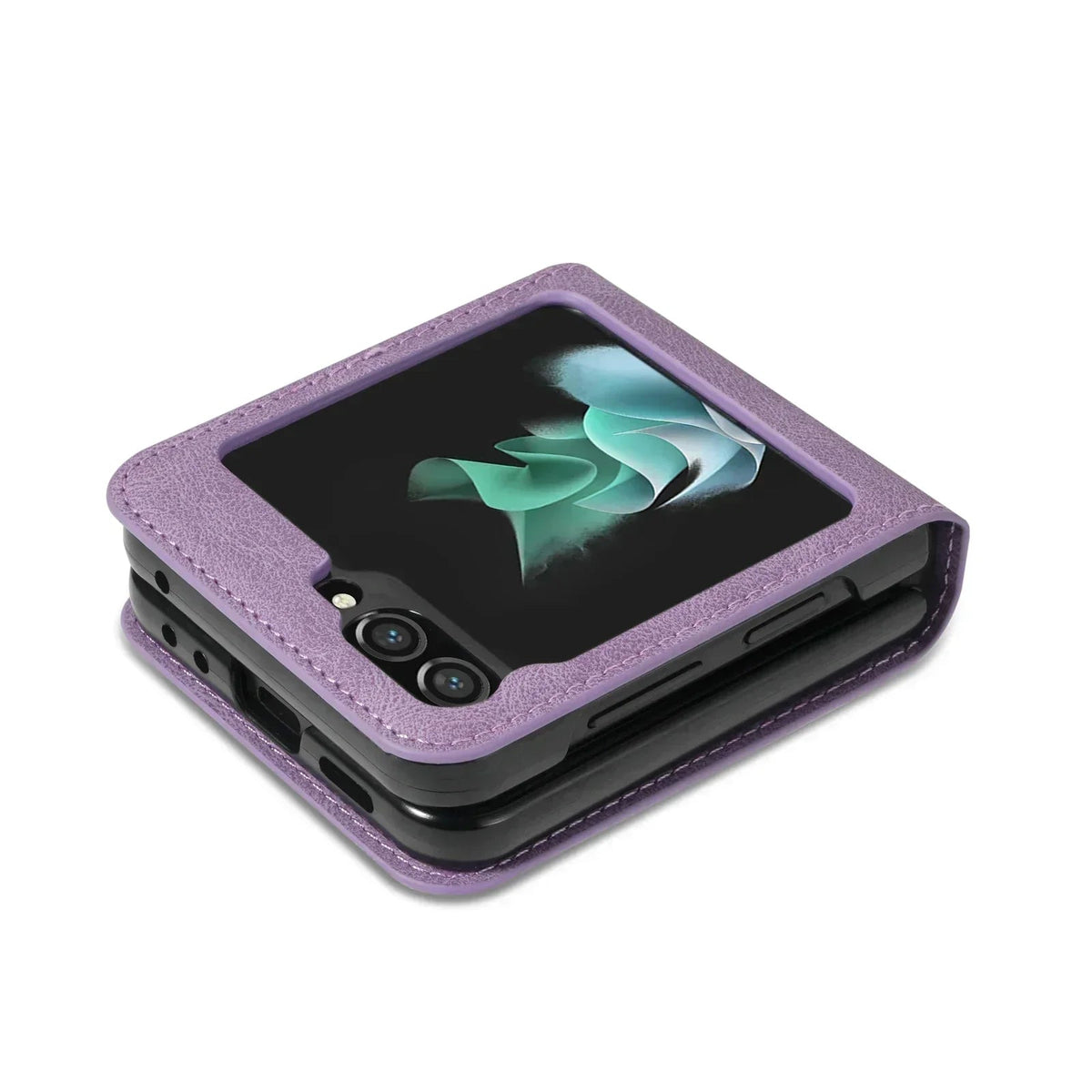 Leather Wallet Case for Samsung Galaxy Z Flip Series