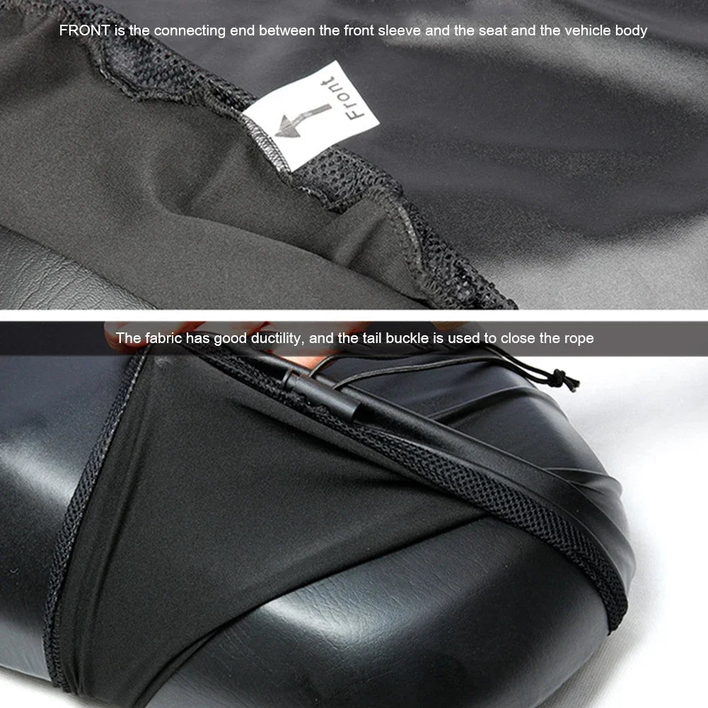 Ultra Stretch Fit Leather Motorcycle Seat Cover