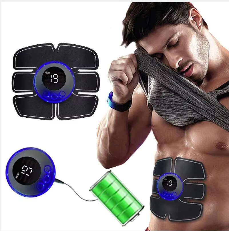 USB Rechargeable EMS Muscle Stimulator for ABS and Arm Training