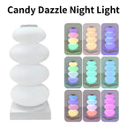 AuraGlow LED table lamp | 16 RGB colors & warm white | Touch dimming | USB operation | 3W