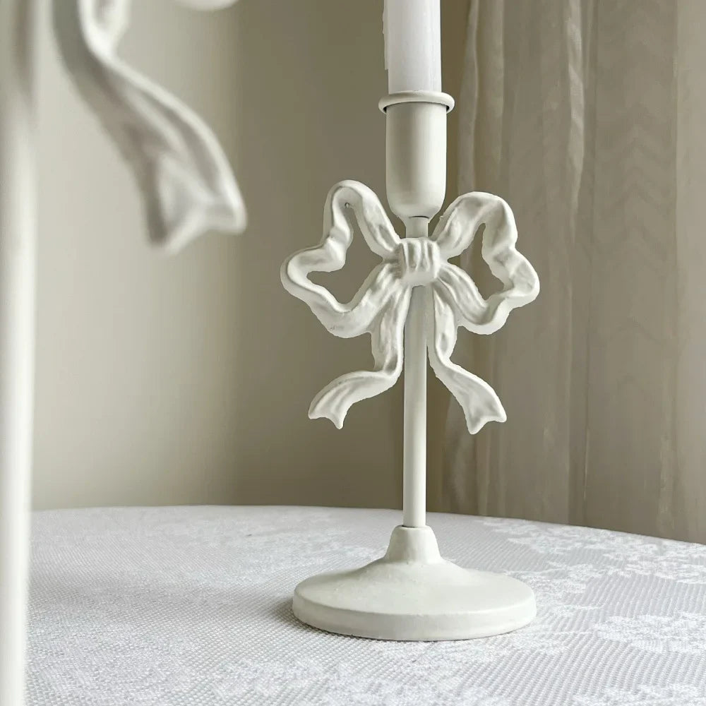 French Wrought Iron Candle Holder