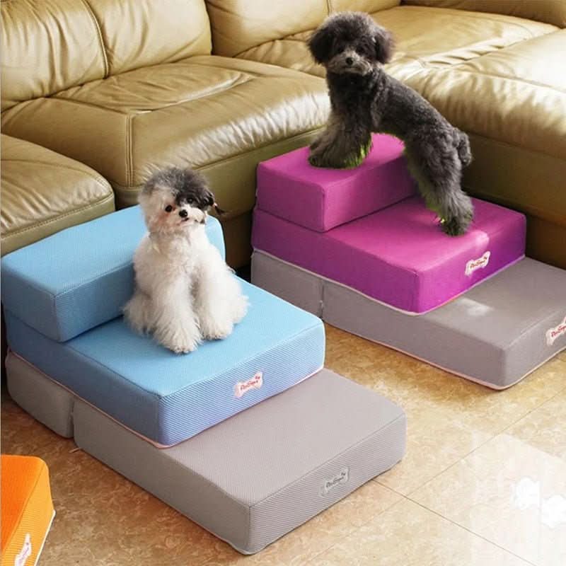 DOGSTEP PRO – Luxury Dog Stair for Joint-Friendly Climbing onto Sofa & Bed