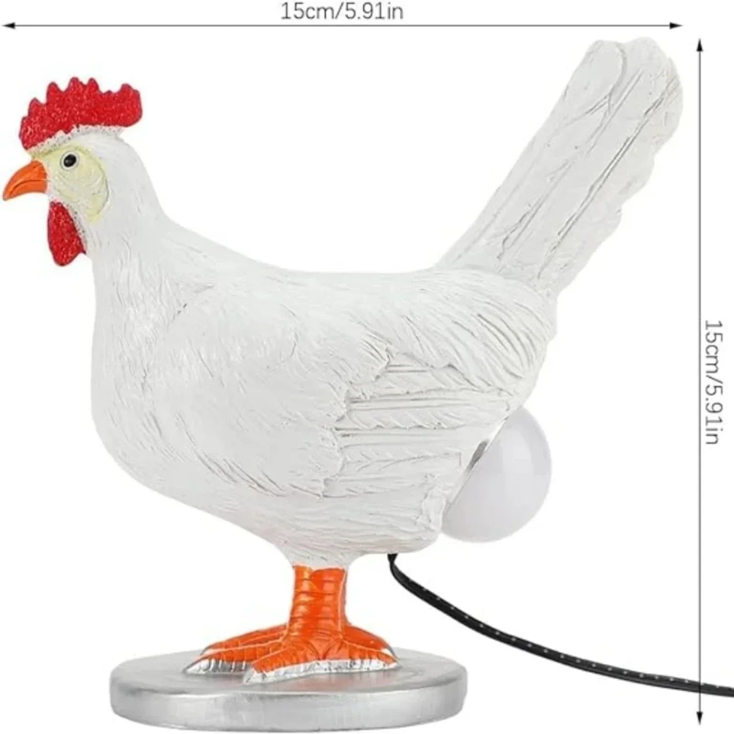 Farmhouse Chicken Table Lamp