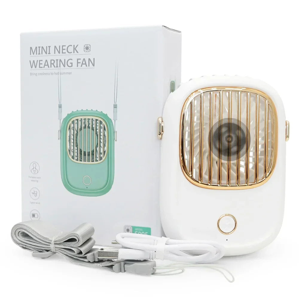 CoolBreeze AeroLynx | Mini Fan | 3-in-1 Portable | Rechargeable & Compact