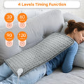 ThermaEase Electric Heating Pad | 9 Temperature Levels & 4 Timer Modes | 30×60 cm | Washable & Quick Heating | For Back, Stomach & Legs