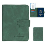 SafePort Passport Holder | RFID Protection | Elegant Leather Look | Compact for Men & Women