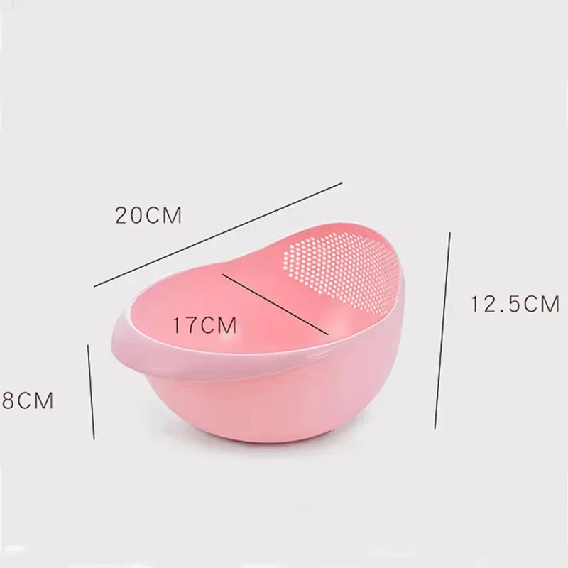 KlarSieb Multifunctional Strainer | Travel Strainer & Draining Basket | For Fruits, Vegetables & Rice | Ergonomic Design