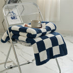 COLOURFUL CHECKERBOARD THROW