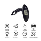 Portable Digital Luggage Scale with LCD Display and Strap