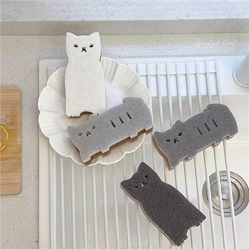 Mini Cat Multi-Purpose Cleaning Sponge