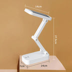 Solar LED Table Lamp | Foldable & Dimmable | USB Rechargeable | Eye-Friendly & Modern