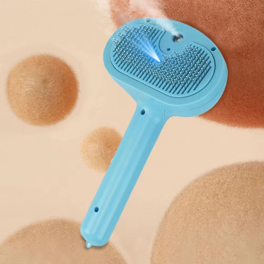 Cat Steam Dematting & Shedding Brush for Dogs and Cats
