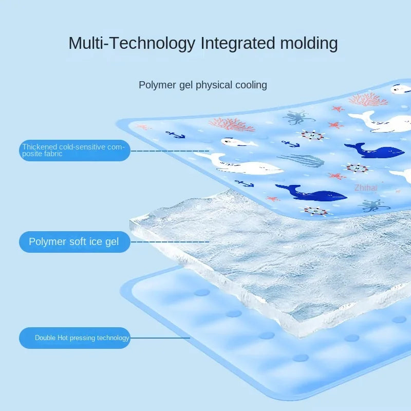 FrostiPet Cooling Mat for Dogs & Cats | Water-Filled | Extra Large & Reusable | For Summer & Couch