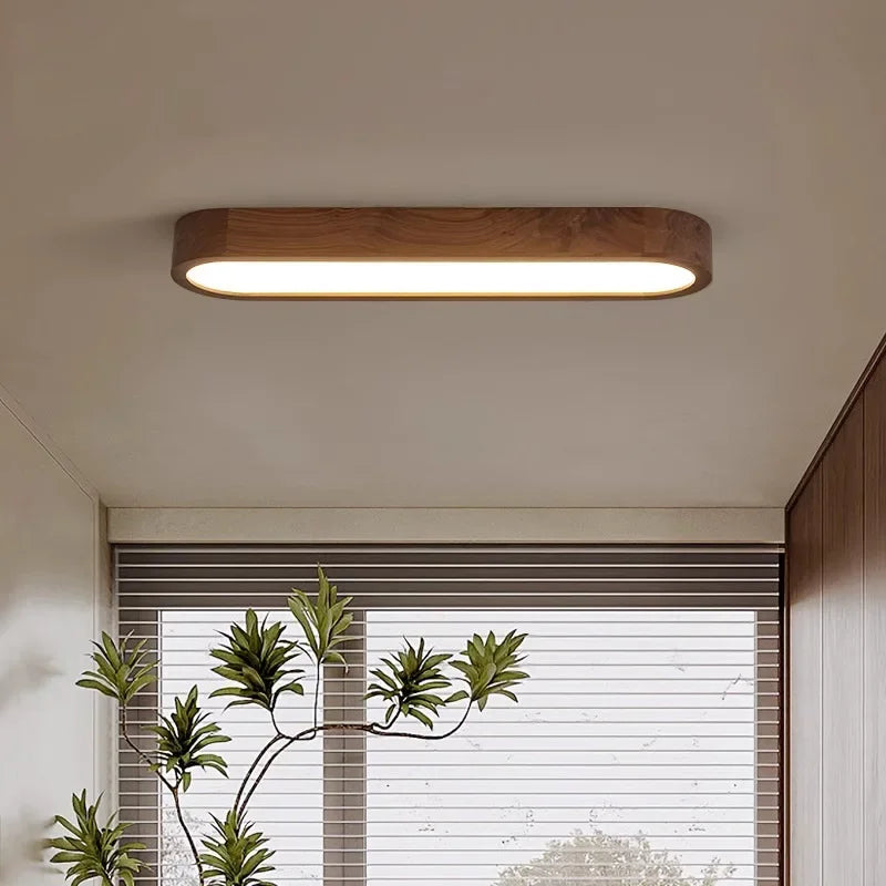Energy-saving Wooden LED Ceiling Lamp