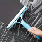 CleanWave 3-in-1 Glass Cleaner | Spray, Scrub, Wipe | Compact & Streak-Free
