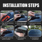 Road Laser Remote Control Car Alert Lighting System
