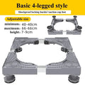 Stabilova Adjustable Roll Base for Washing Machine & Refrigerator | With 4 Double Wheels & Shock Absorption | Height Adjustable & Load-Bearing