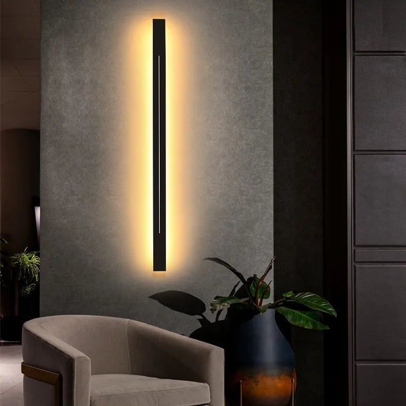 Indoor wall lamp made of metal and acrylic for living room bedroom