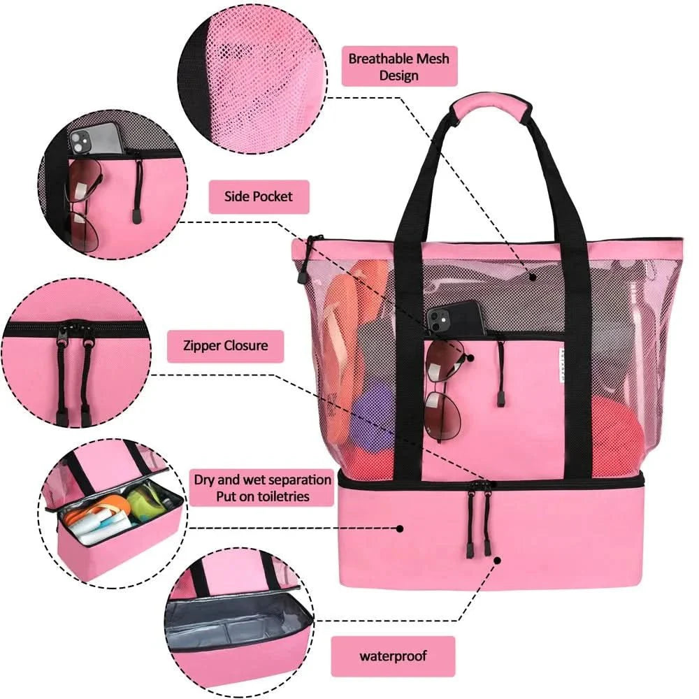 Versatile, waterproof & with double mesh design