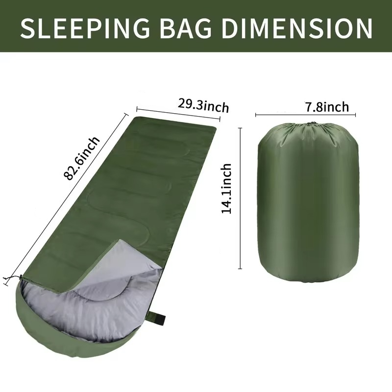 Ultralight Waterproof 4 Season Camping Sleeping Bag for Backpacking and Hiking