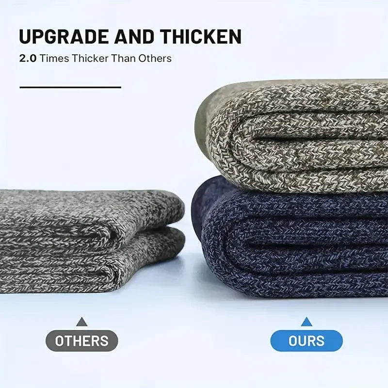 Extra Warm Merino Wool Socks For Hiking Unisex 38-46