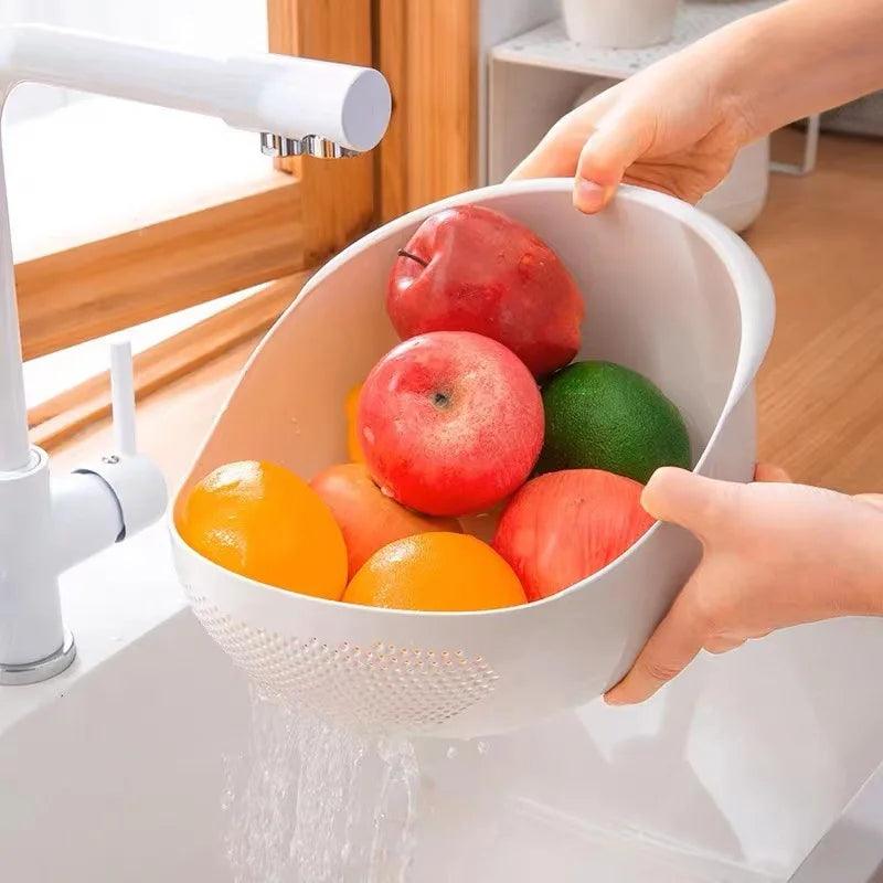 Rice and Fruit Washing Basket