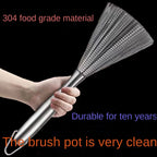 Long Handle Nano Pot Cleaning Brush