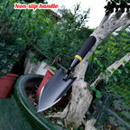 TerraGrip Garden Spade | Extra Robust & Ergonomic | Seamlessly Welded | For Hard Soils & Roots
