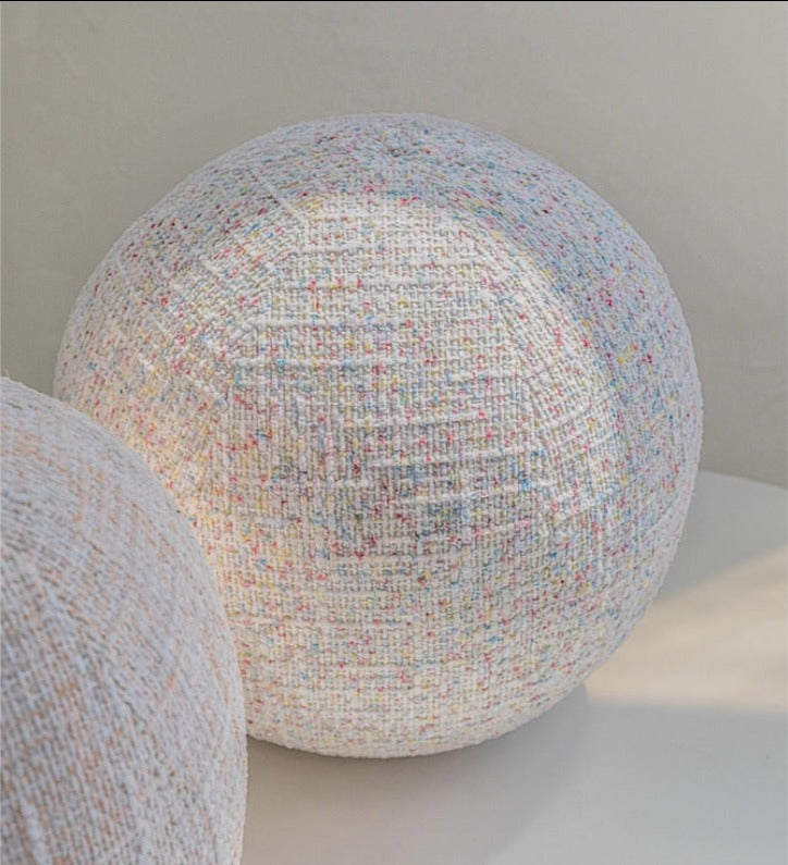 Tweed Globe Cushion