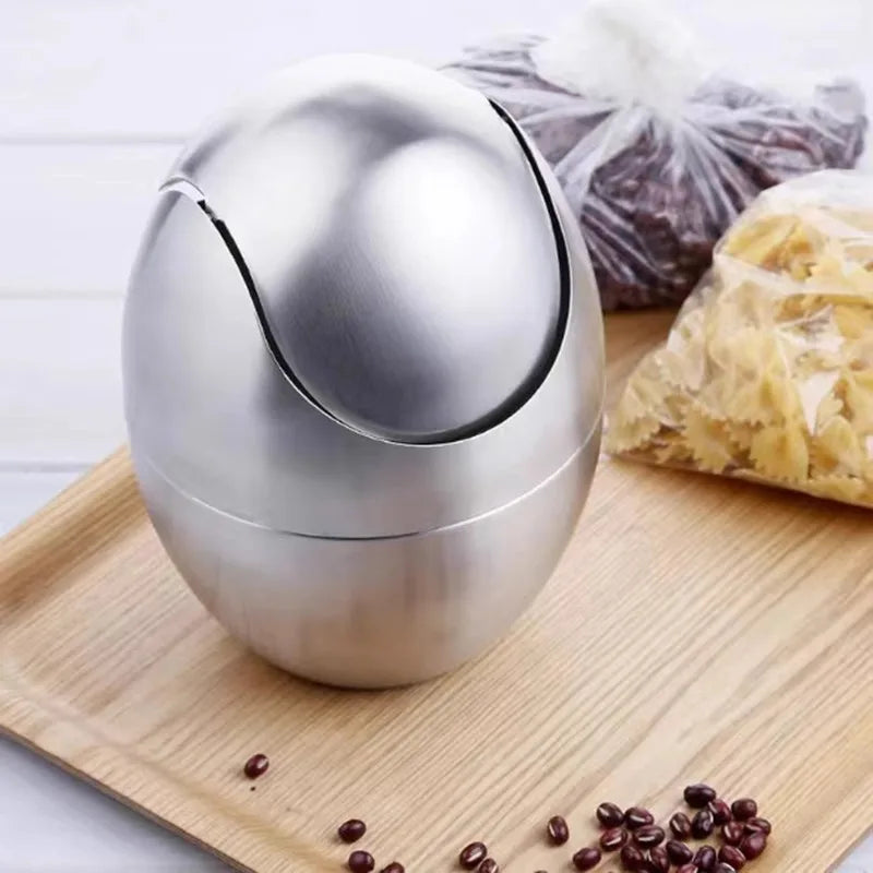 LuxBin Mini Trash Can made of Stainless Steel