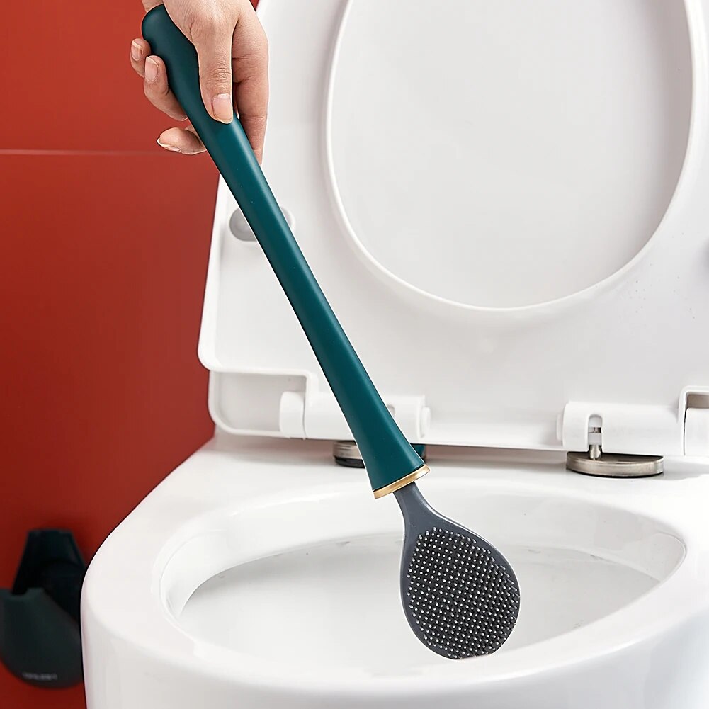 SumiClean - Slim Silicon Toilet Brush for Your Bathroom