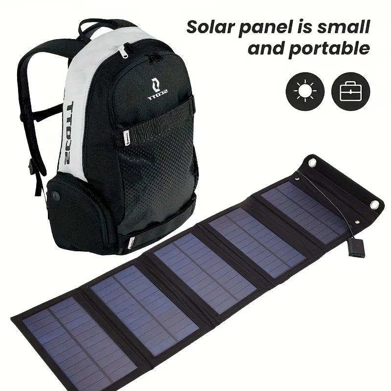 Solariq FoldPanel 30 | Foldable Solar Panel | 30W USB | Waterproof & Mobile