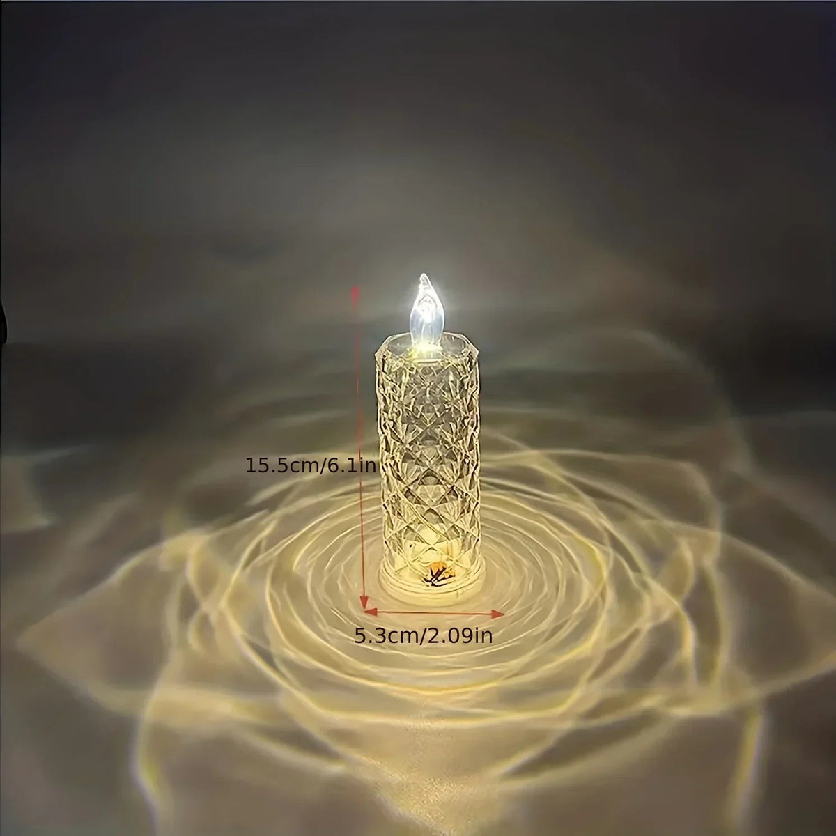 Flameless LED Candles – Realistic Flame Appearance, Battery Operated and Safe