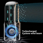 Portable USB Electric Bladeless Cooling Fan, Mini Desktop Air Conditioner
