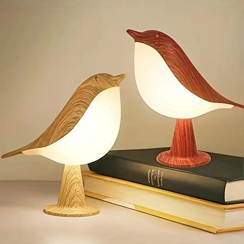 Elegant Bird Lamp with 3 Light Levels